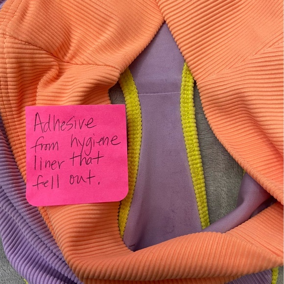 New! Beach Riot Emmy Purple Sundazed Color Block Bikini Bottom 24873 - Picture 6 of 8